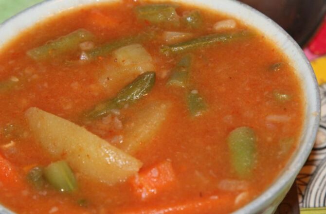 Балканский суп «Манджа» 