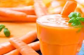 Молочный кисель с морковью 